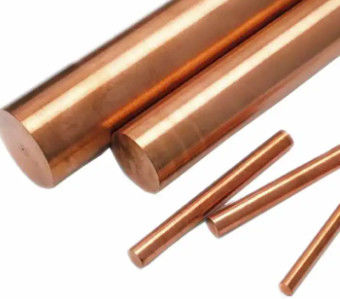 Μεγάλη σκληρότητα C10100 C10200 C11000 6mm 8mm 10mm 16mm Σκληρό στύλο χαλκού