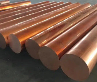 Μεγάλη σκληρότητα C10100 C10200 C11000 6mm 8mm 10mm 16mm Σκληρό στύλο χαλκού